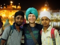 Mit Turban im Tempel