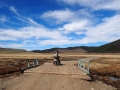 Mongolei Holzbrücke