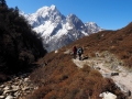 Manaslu-Trek Abstieg