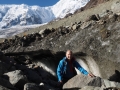 Rakaposhi-Gletscherspalte