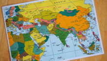 Asien: Reiseroute 2016